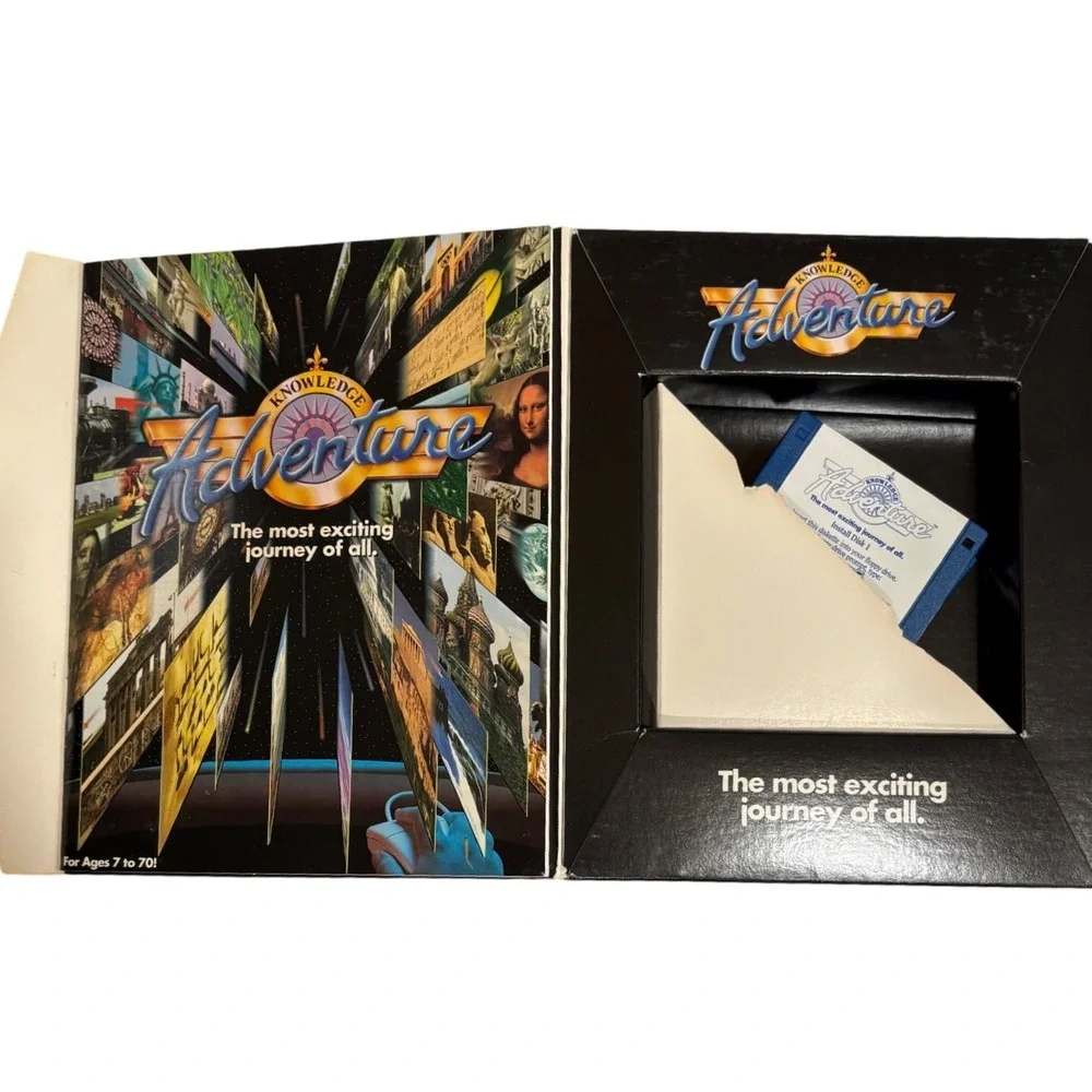 1990s Knowledge Adventure Educational Software CD ROM 8 Disks Vintage PC‎ Game